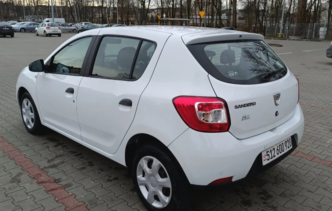 Dacia Sandero cena 23900 przebieg: 140512, rok produkcji 2014 z Ślesin małe 137